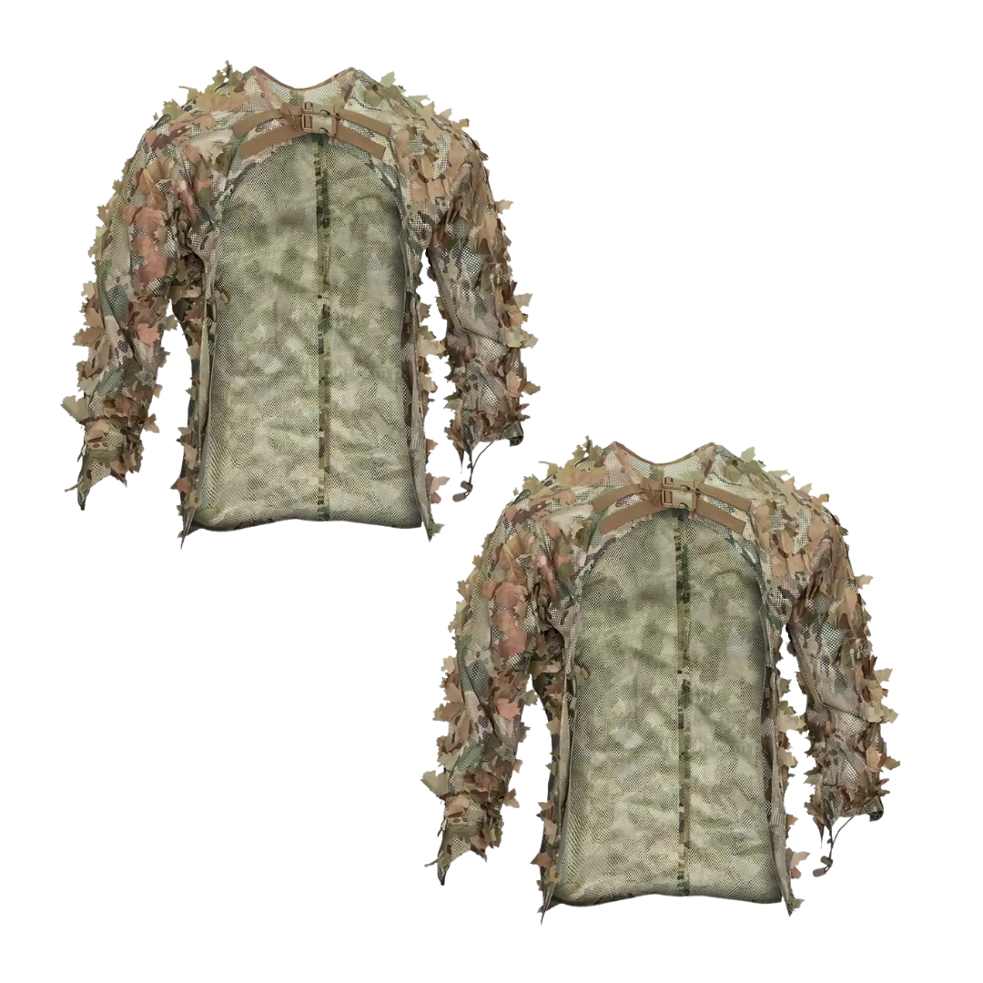 2PCs Spino Leaf Hunting Ghillie Suit