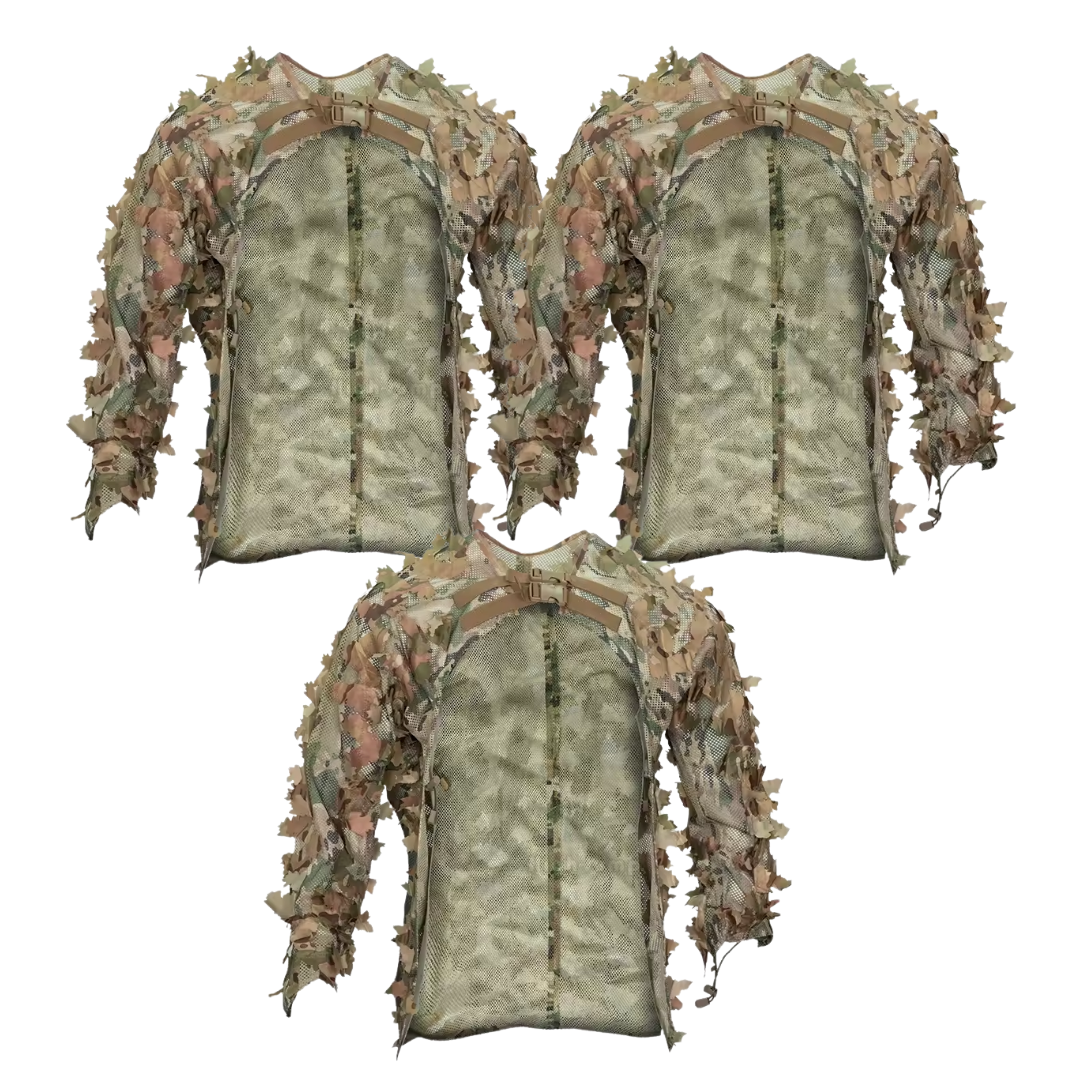 3PCs Spino Leaf Hunting Ghillie Suit