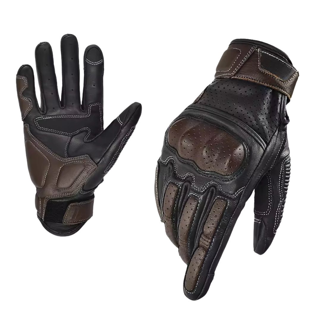 Spino Leather Motorcycle Gloves