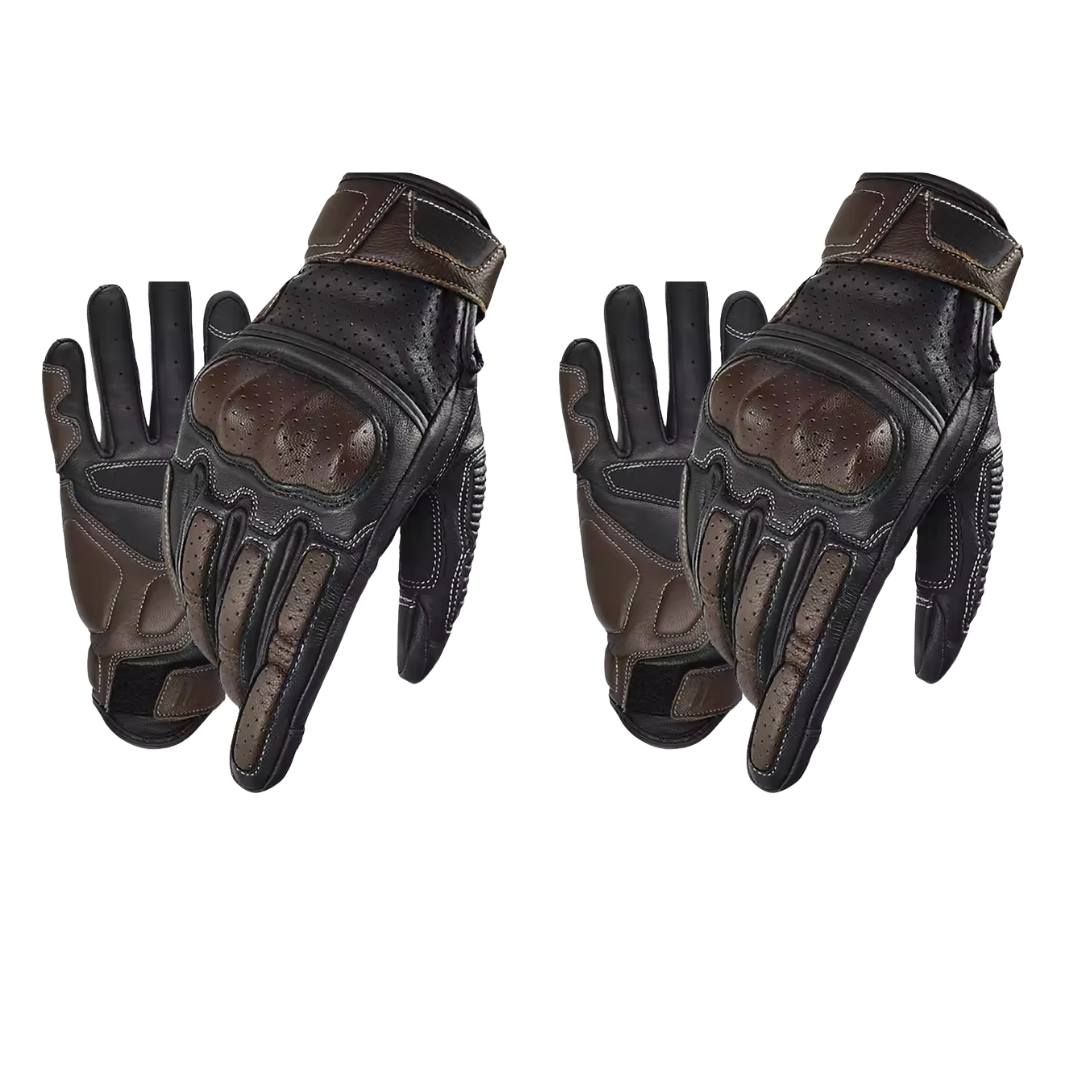 Spino Leather Motorcycle Gloves