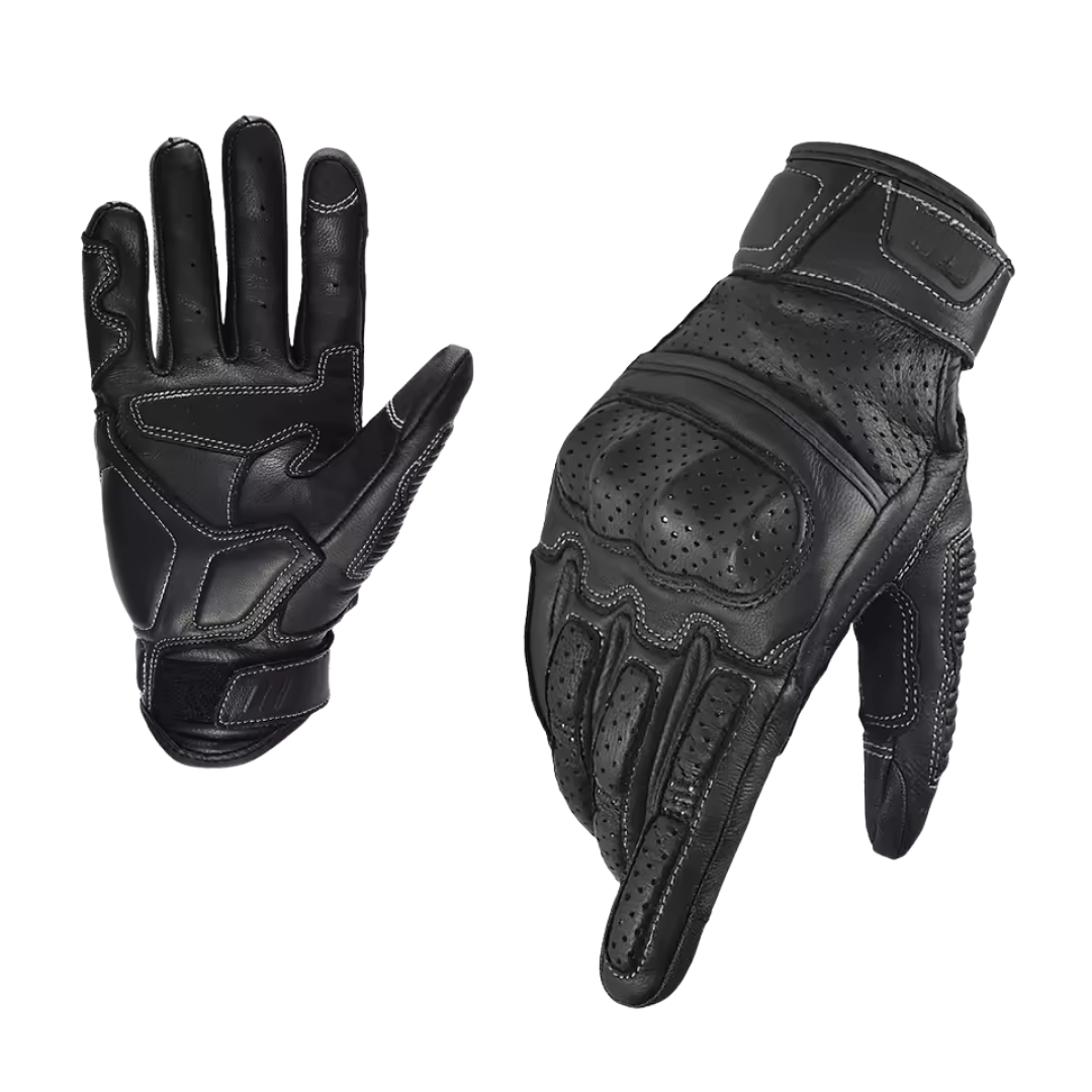 1PC Spino Leather Motorcycle Gloves