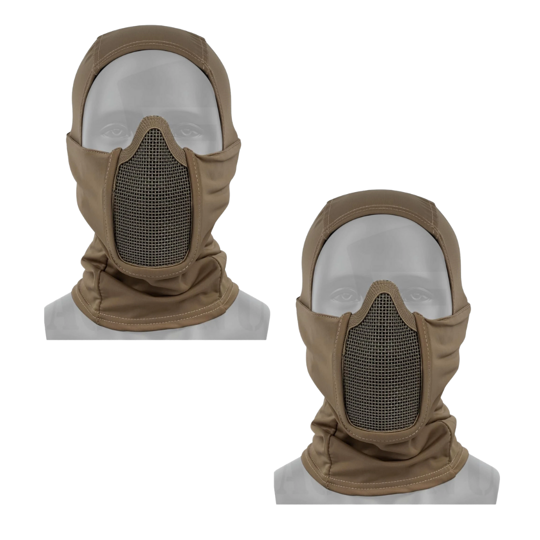 2PCs Dino Ninja Mesh Mouth Mask