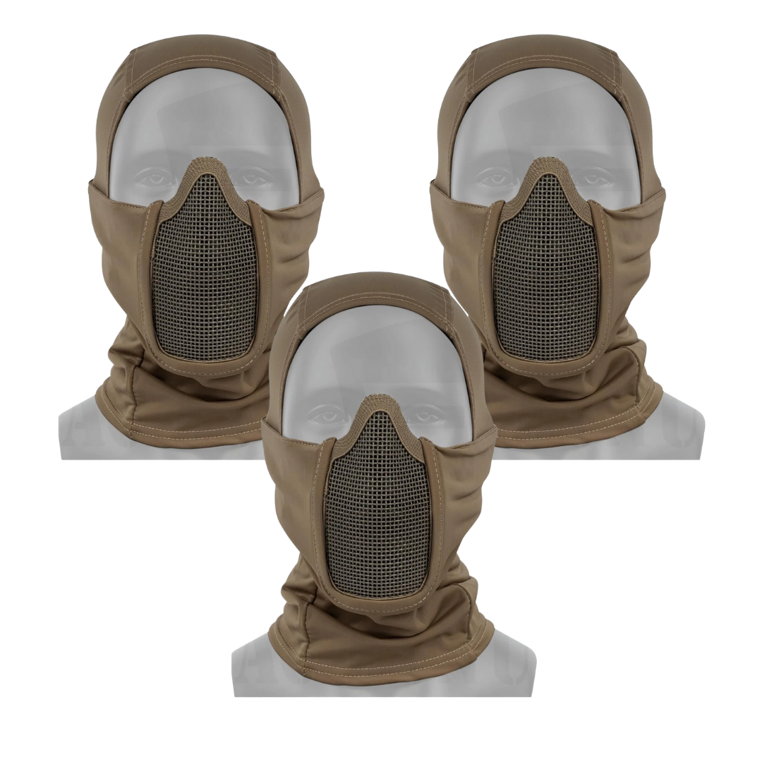 3PCs Dino Ninja Mesh Mouth Mask
