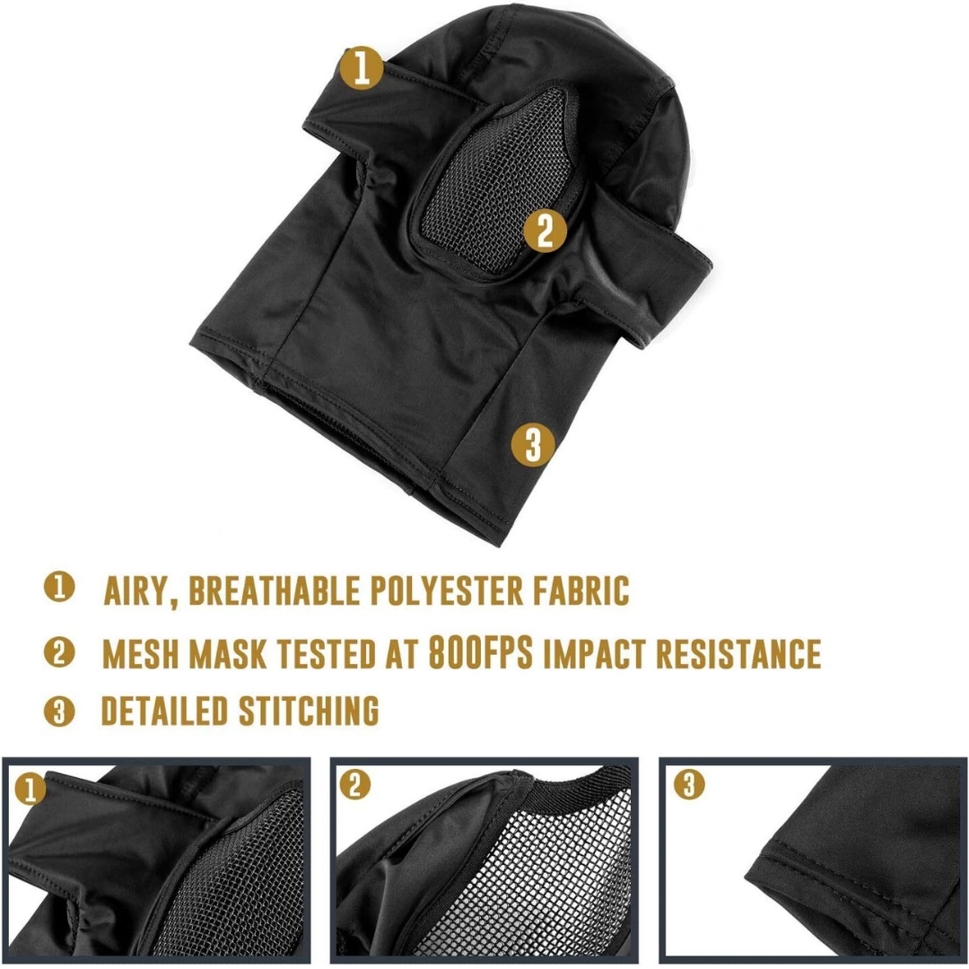 Dino Ninja Mesh Mouth Mask