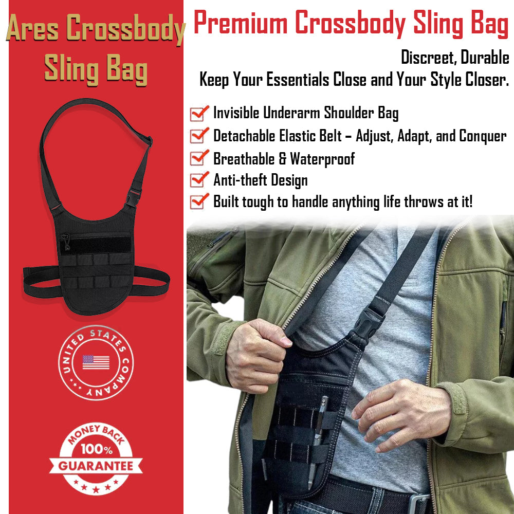 Ares Tactical Crossbody Sling Bag GG