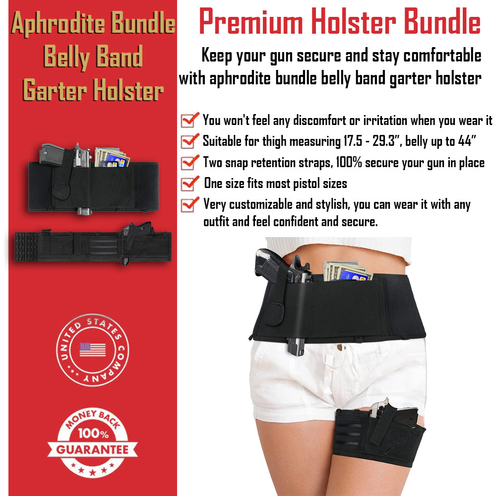 Aphrodite Bundle Belly Band Garter Holster GG