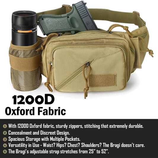 Bragi Concealed Carry Pistol Waist bag GG