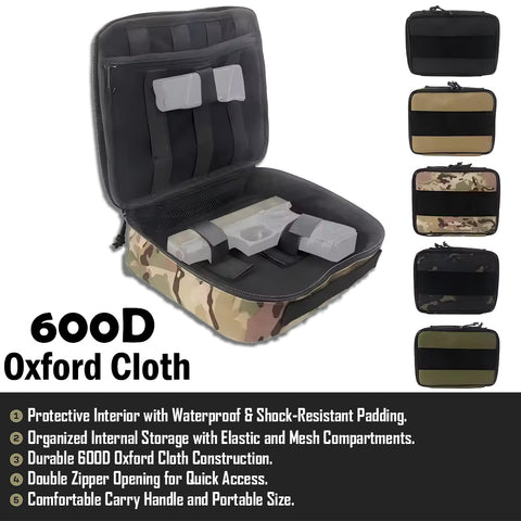 Bragi Tactical Pistol Carry Bag Gun Case GG