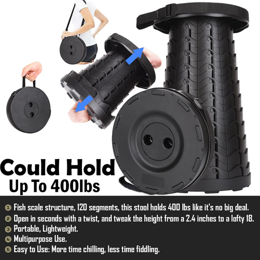 Bragi Square Collapsible Stool GG