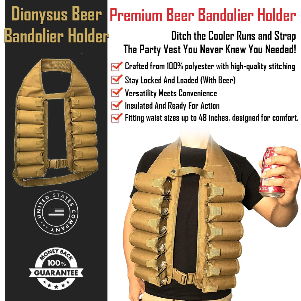 Dionysus Beer Bandolier Holder GG