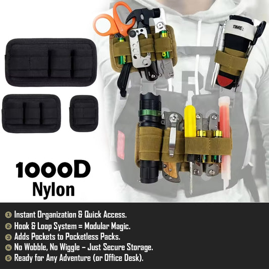 Forseti Tactical Hook Loop Panel Pouch EDC Tool GG