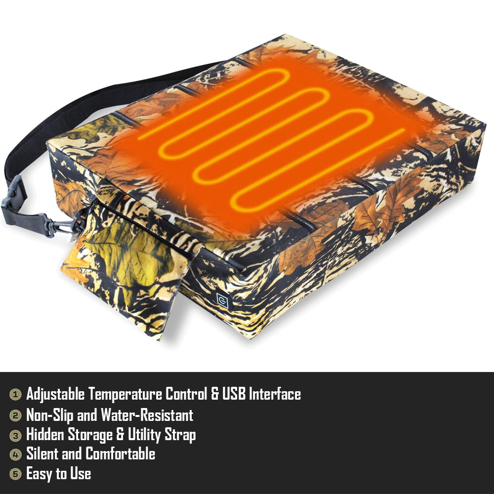 Triassic Heated Hunting Seat Cushion GG