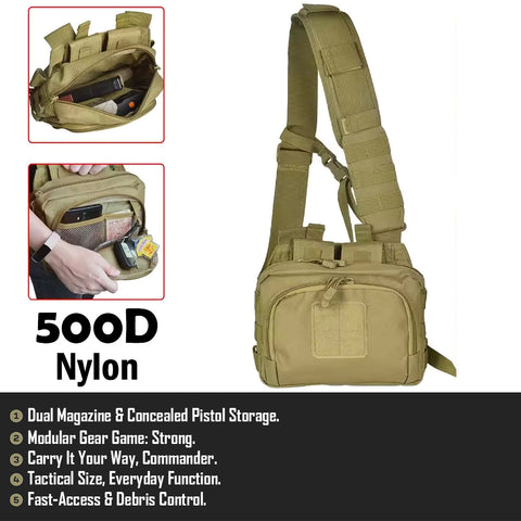 Forseti Tactical Banger Bag Messenger Range GG