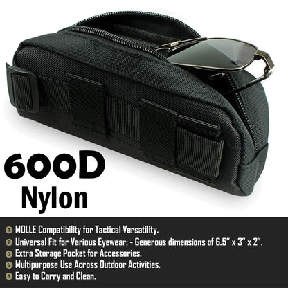 Idun Outdoor Hunting Sunglasses Case Molle Pouch Goggles GG