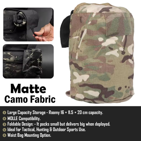 Bragi Tactical Militar Hunting Bag Molle GG