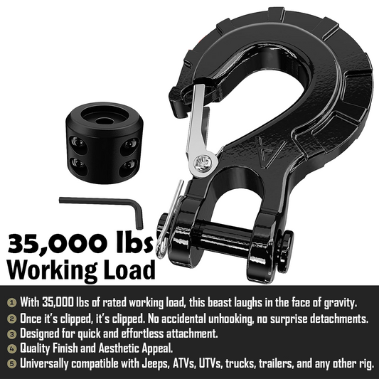 Bragi Forged Steel Winch Hook 3/8" Grade 70 GG