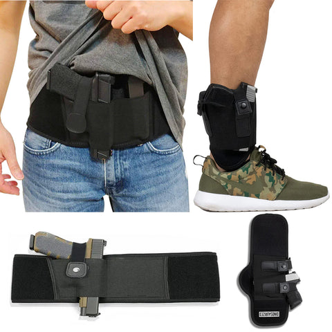 Ares Bundle Belly Band Ankle Holster GG