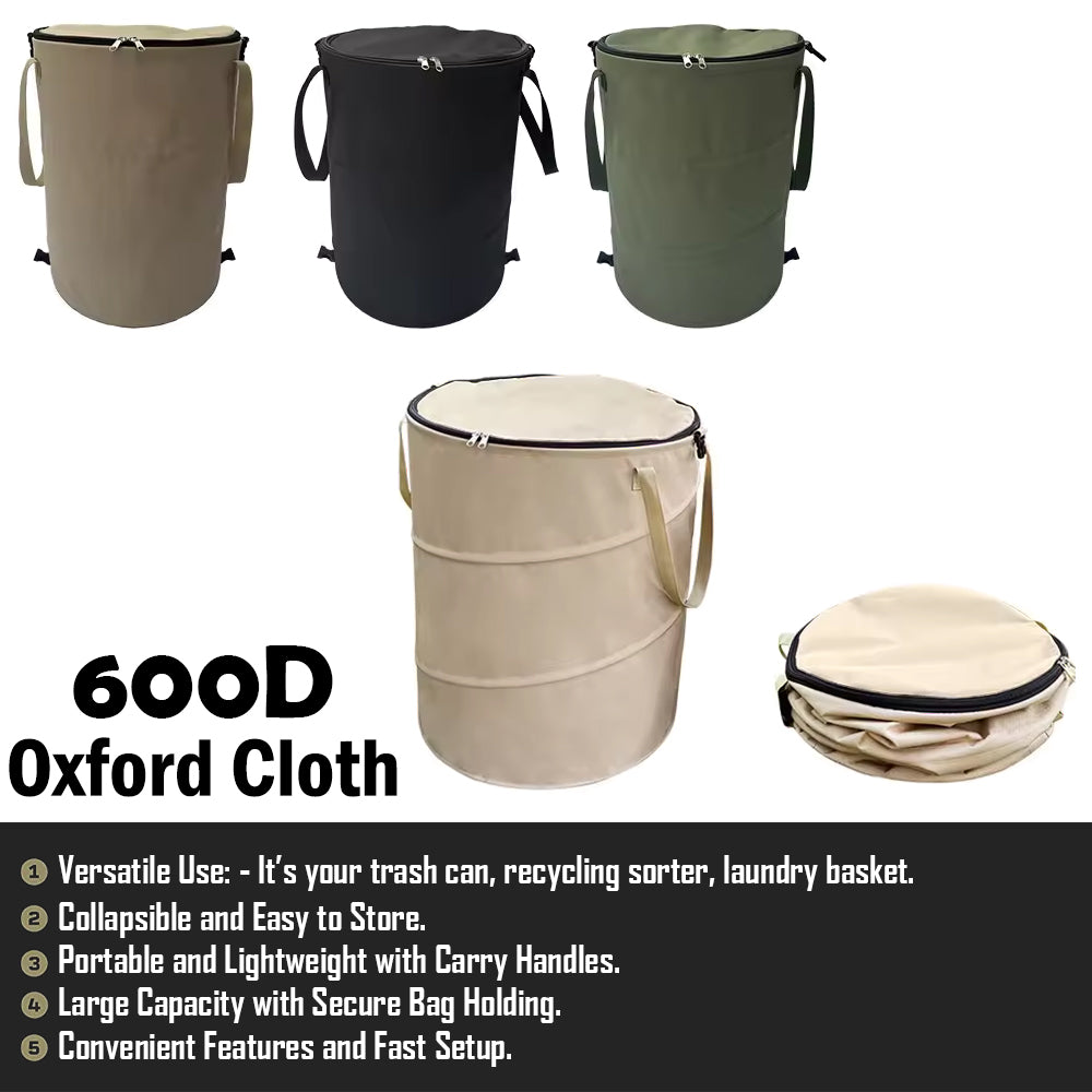 Vidar Outdoor Camping Folding Trash Can GG