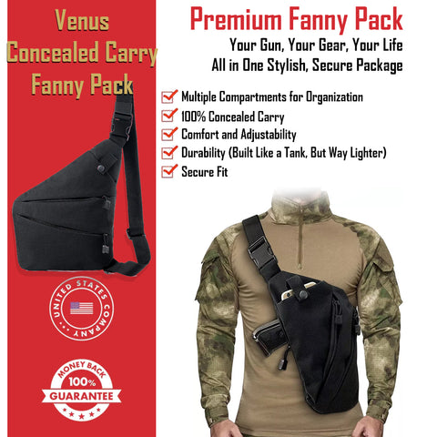 Venus Tactical Concealed Carry Fanny Pack GG