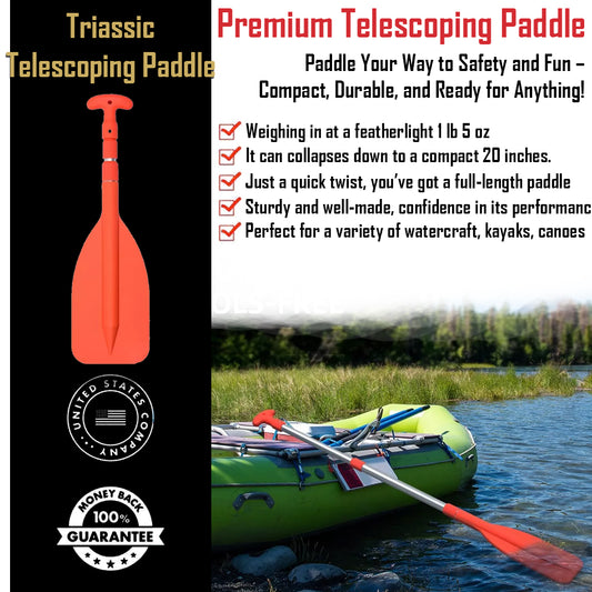 Triassic Telescoping Paddle for Boating GG