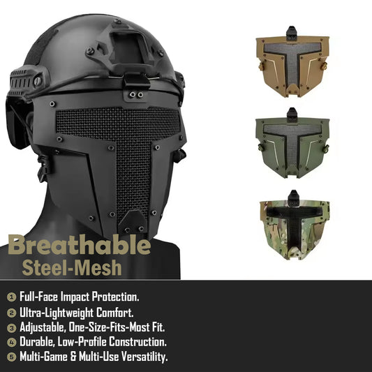 Forseti Full Face Mask Breathable Steel Mesh GG