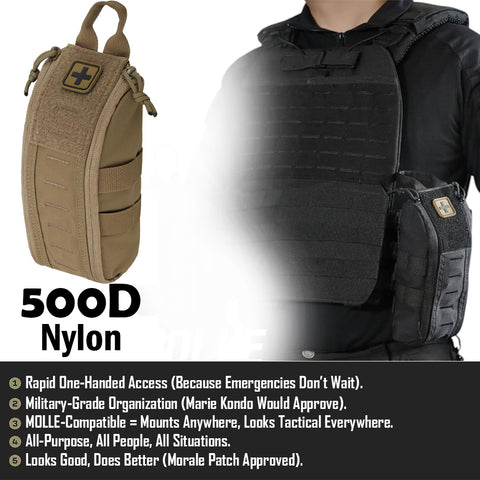 Forseti Camping First Aid Kit MOLLE Waist Belt Bag GG