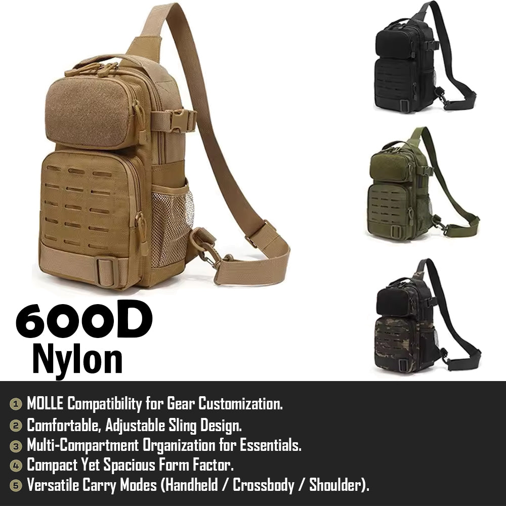 Forseti Tactical Sling Bag For Men Small Rover Shoulder GG