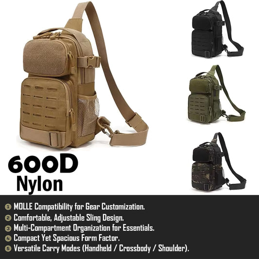 Forseti Tactical Sling Bag For Men Small Rover Shoulder GG