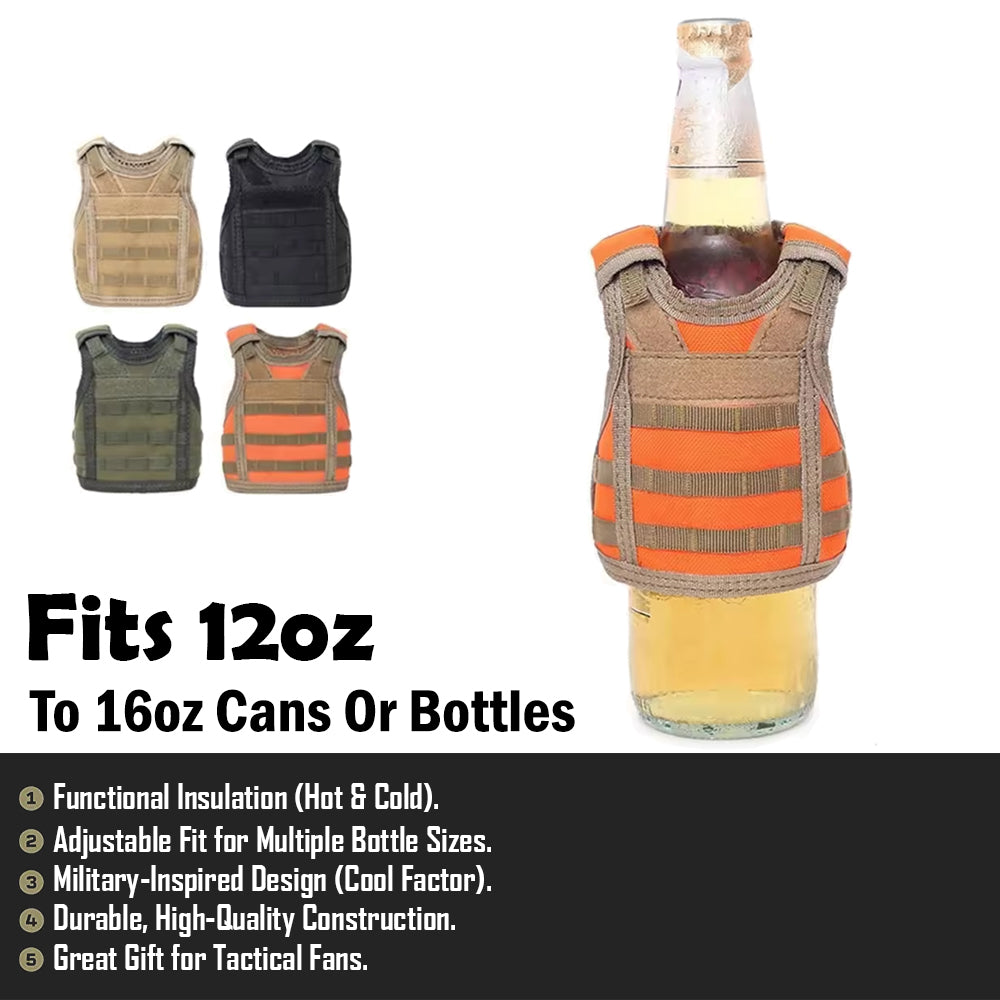 Vidar tactical beer bottle Lid beverage bottle Vest GG