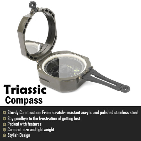 Triassic Multifunctional Compass for Hiking GG