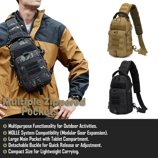 Forseti Camping Chest Bag Tactical Backpack for Men GG
