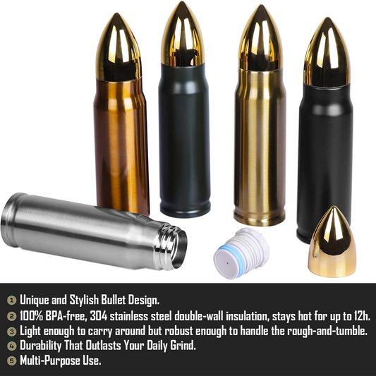 Ullr Bullet Thermos Coffee Mug 17oz GG