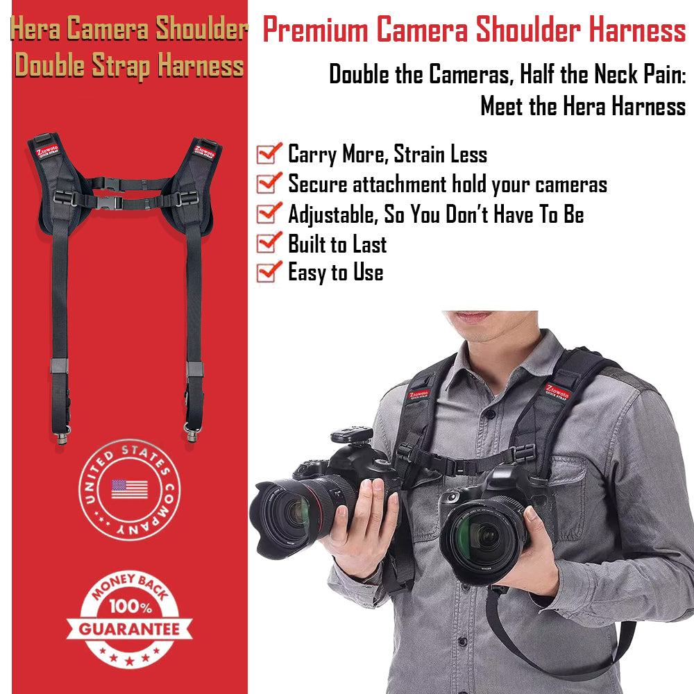 Hera Camera Shoulder Double Strap Harness GG