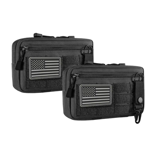 2PCs Dino Tactical Molle Admin Pouch