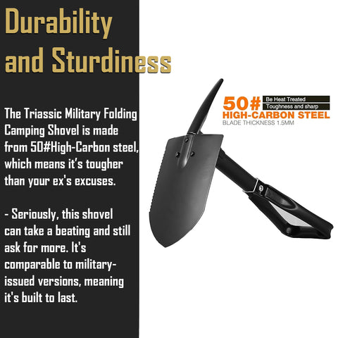 Triassic Military Folding Camping Shovel GG