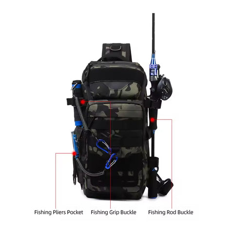 Forseti Fishing Lure Chest Bag Multifunctional GG