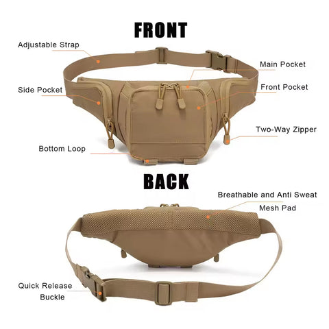 Idun Hunting Gun Holster Bag Waist Chest Outdoor GG