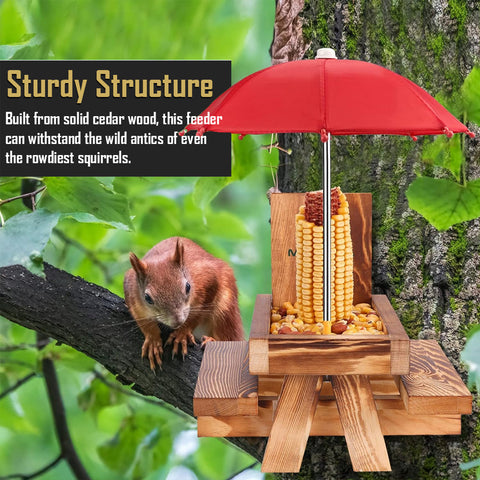 Triassic Squirrel Feeder Table GG