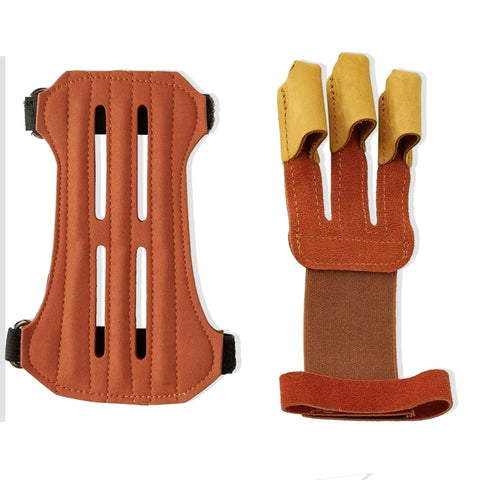 Triassic Archery Arm Guard 3 Fingers Glove GG