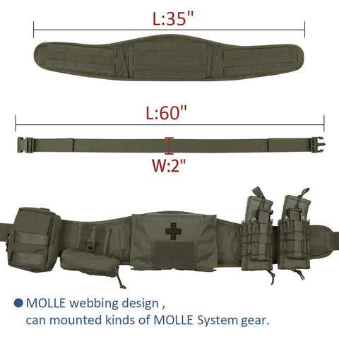 Vidar Tactical Camouflage Waist Belt GG