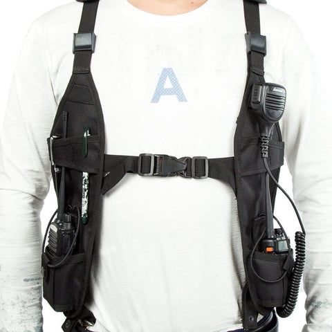 Triassic Radio Shoulder Harness Holster GG