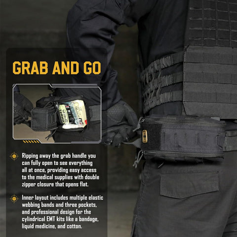 Forseti Camping First Aid Kit MOLLE Waist Belt Bag GG