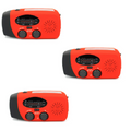 3 Multifunctional Solar Hand Crank Radios