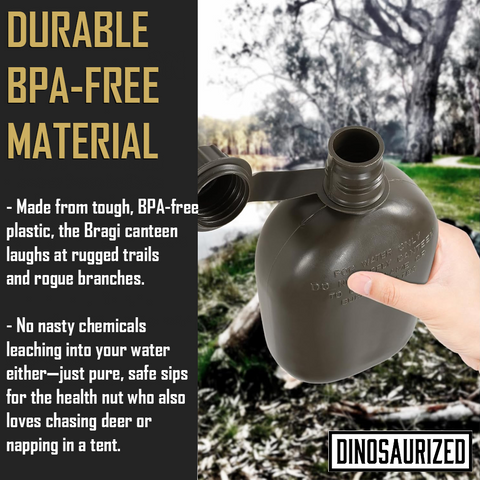 Bragi 1L Outdoor Military Canteen Bottle Camping GG