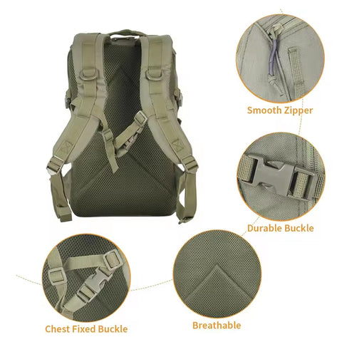 Idun 20L Waterproof Travel Outdoor Tactical Backpack GG