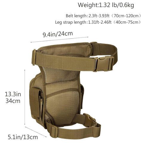 Artemis Tactical Drop Thigh Pouch Bag GG