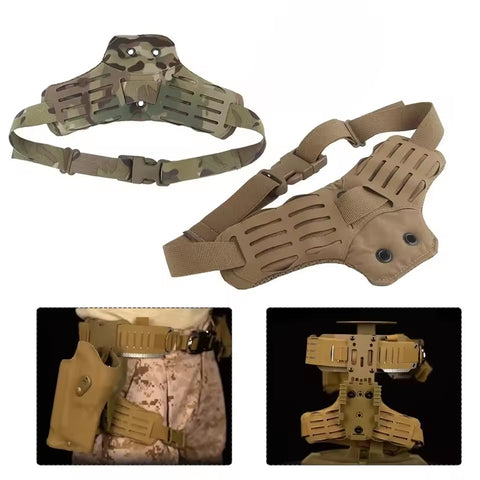 Bragi Tactical Drop Leg Strap Molle Hunting Airsoft Holster GG