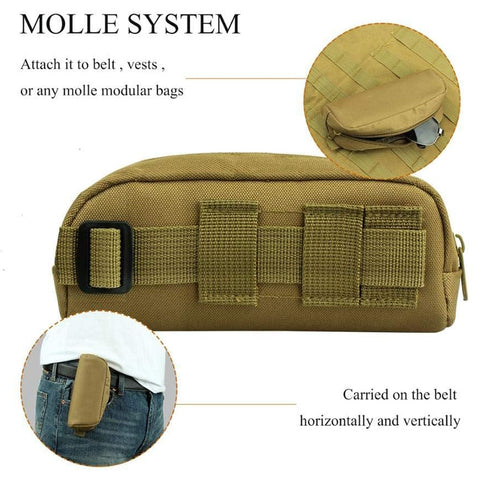 Idun Outdoor Hunting Sunglasses Case Molle Pouch Goggles GG