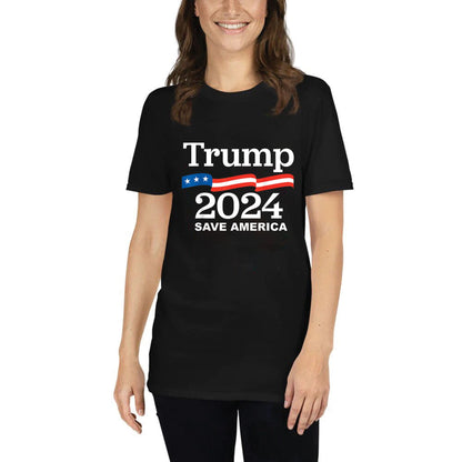 Trump 2024 Save America Unisex Short-Sleeve T-Shirt