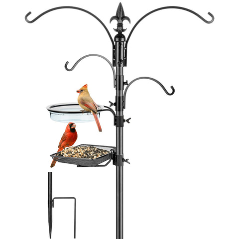 Triassic Bird Feeder Stand, 4-Hooks, 91 GG